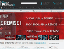 Tablet Screenshot of monpcsurmesure.fr